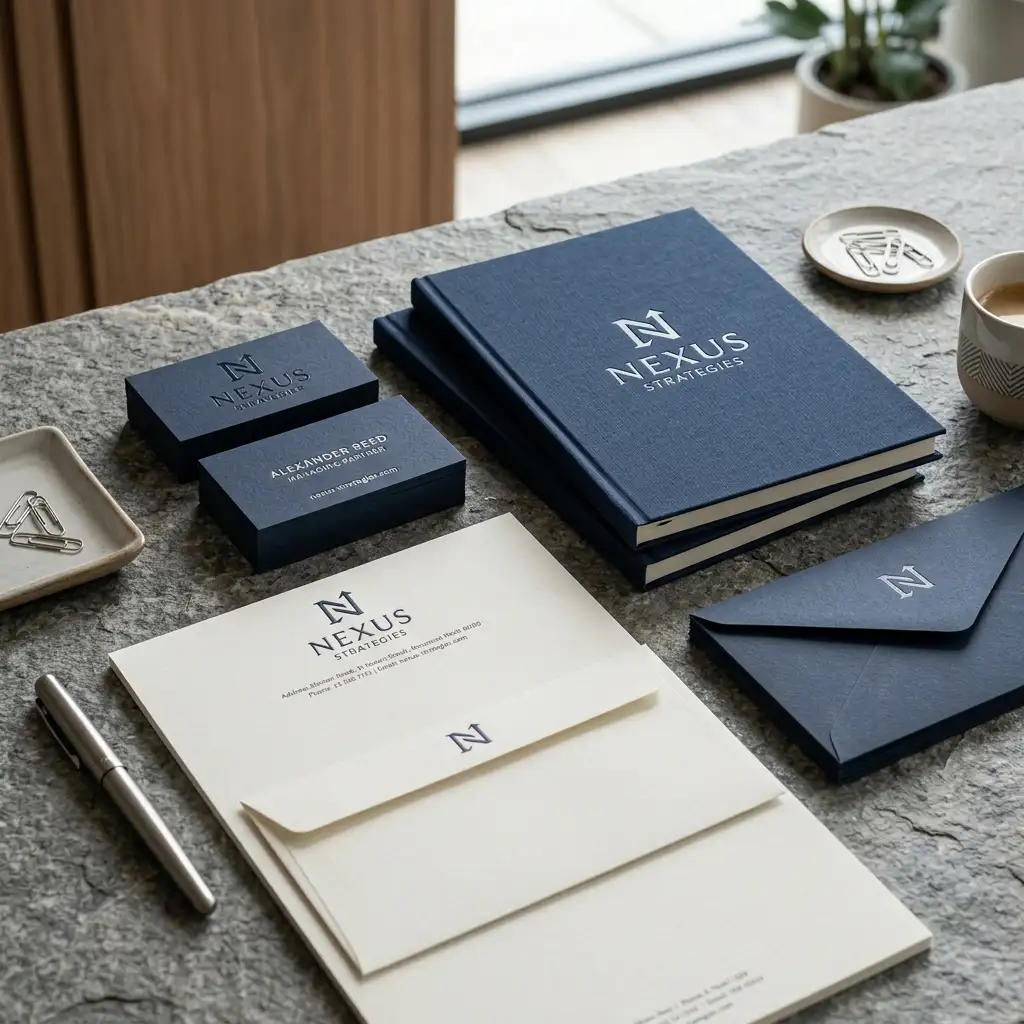 Business cards and corporate stationery branding for Nimbus