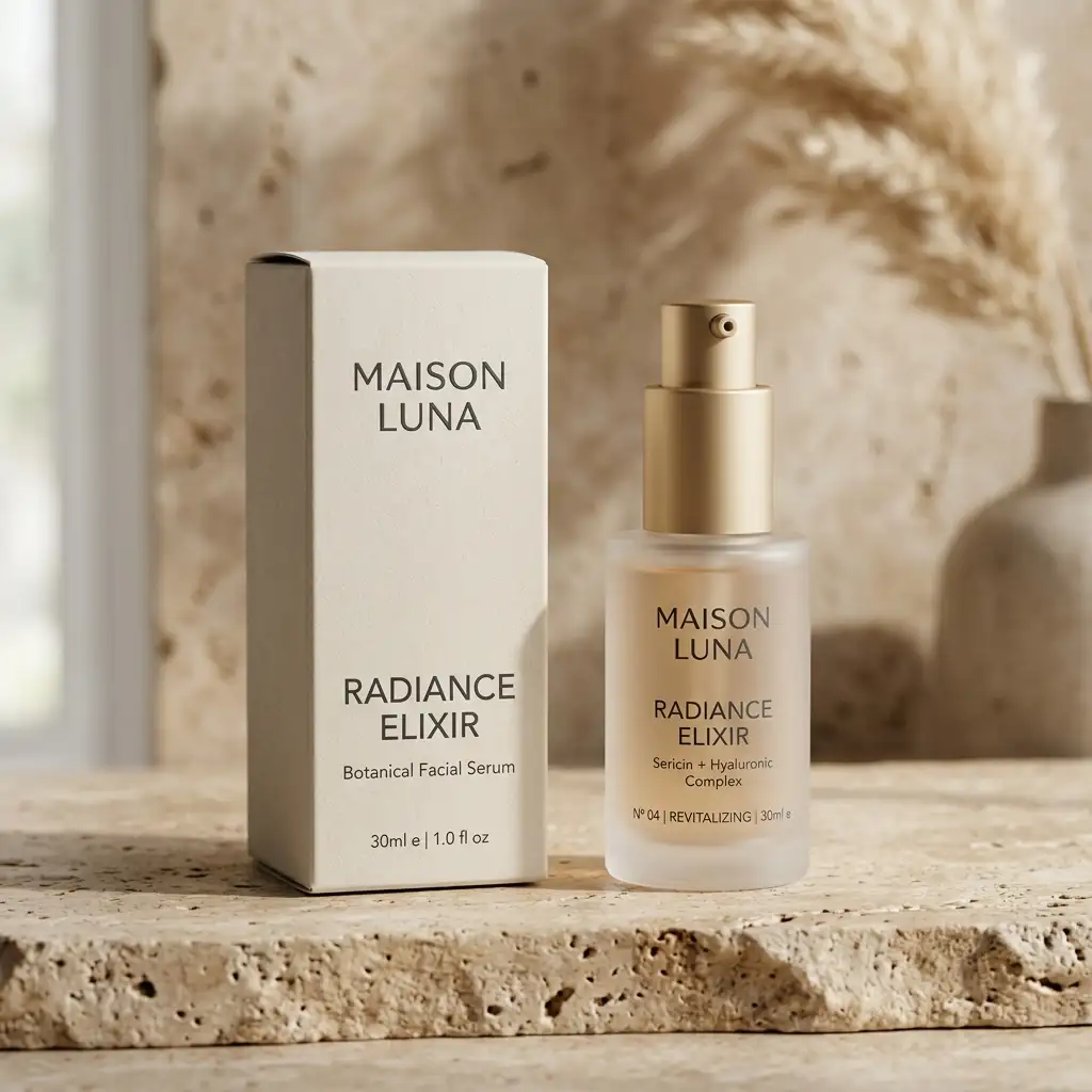 Product packaging design for the Vaia e-commerce brand